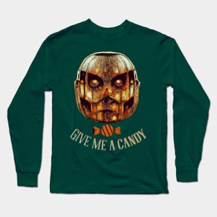 Halloween pumpkin candy Long Sleeve T-Shirt